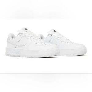 NIKE WMNS AIR FORCE 1 FONTANKA TRIPLE WHITE DQ5021 100 SIZE 8.5